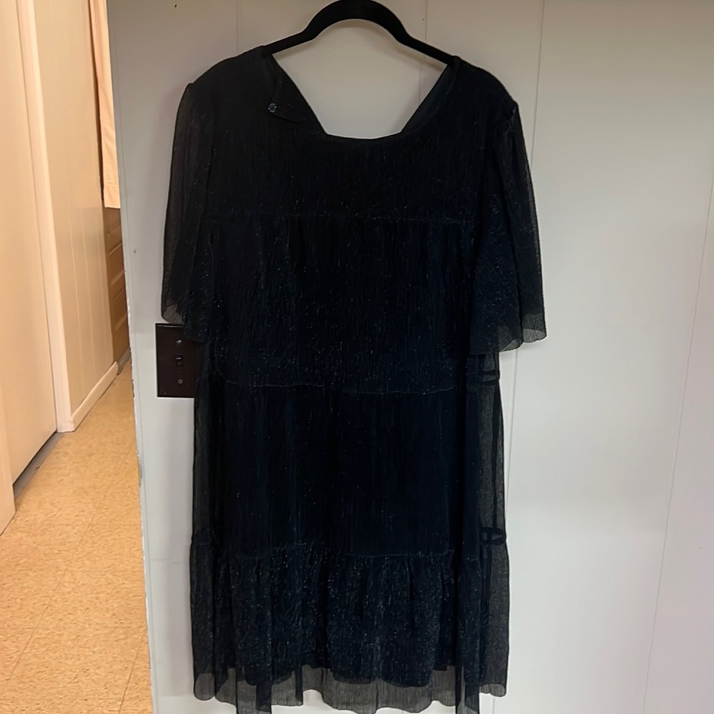 Sparkly black dress